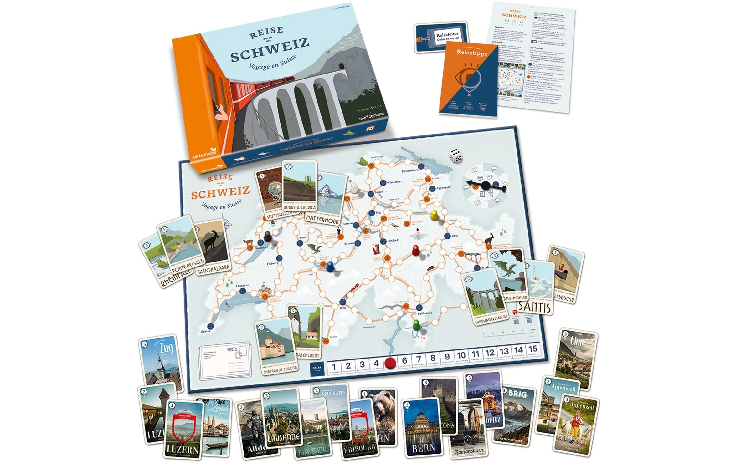 Carta.Media Jass Reise durch die Schweiz