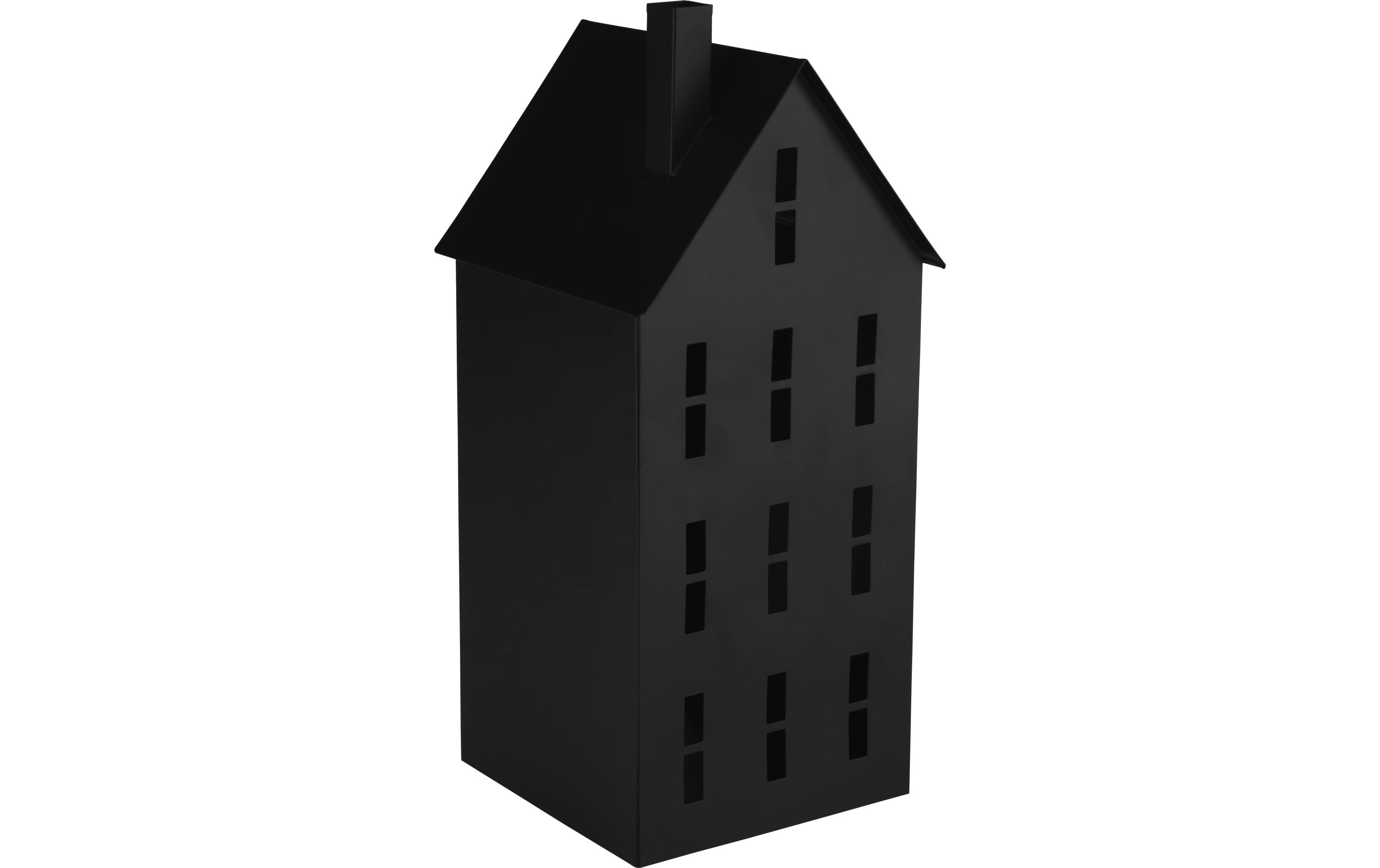 EGLO Weihnachtswindlicht Haus Gutapol Schwarz, Metall