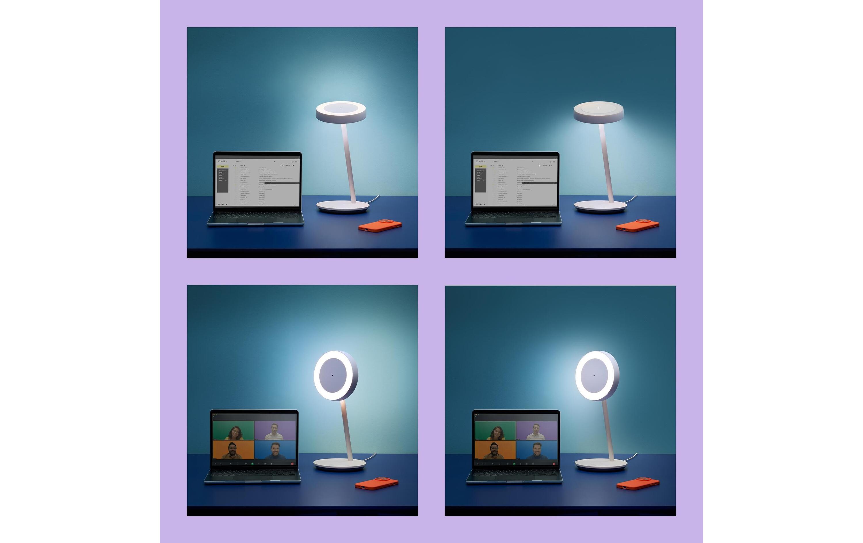 WiZ Tischleuchte Portrait 10W Type C Weiss Einzelpack