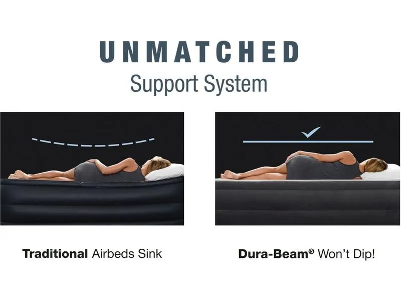 Intex Luftbett Dura Beam Deluxe Queen 152 x 203 x 33 cm Intex Luftbett Dura Beam Deluxe Queen 152 x 203 x 33 cm