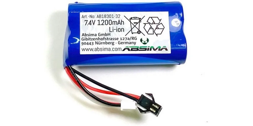 Absima RC-Akku Li-Ion 7.4 1200 mAh Absima RC-Akku Li-Ion 7.4 1200 mAh