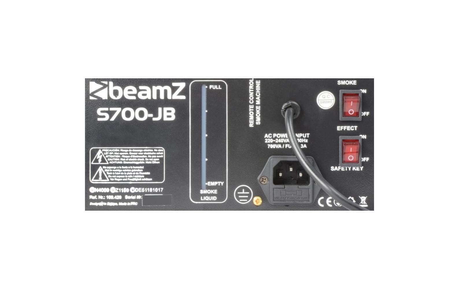 BeamZ Nebelmaschine S700-JB