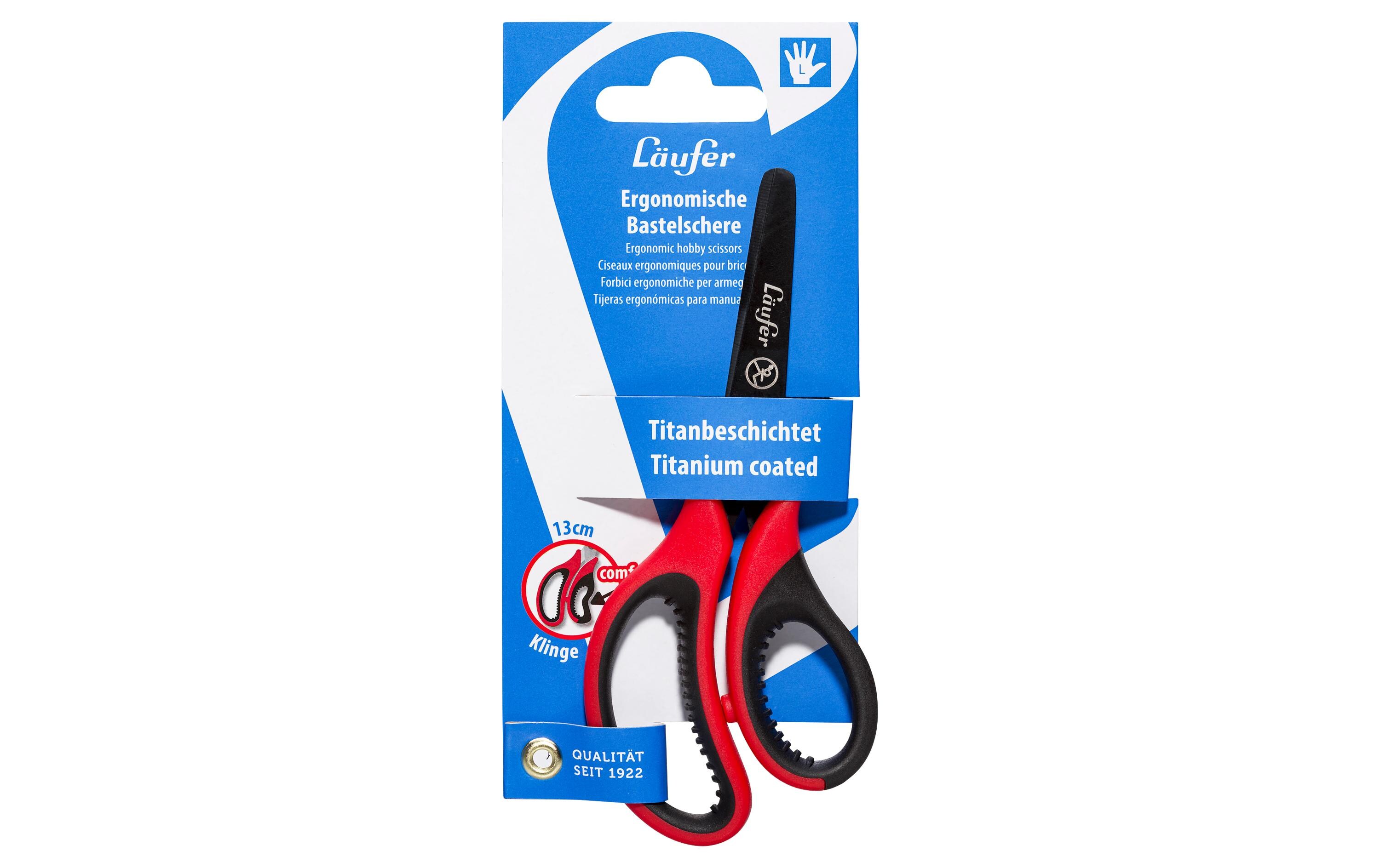 Läufer Kinderschere mit weichem Komfortgriff