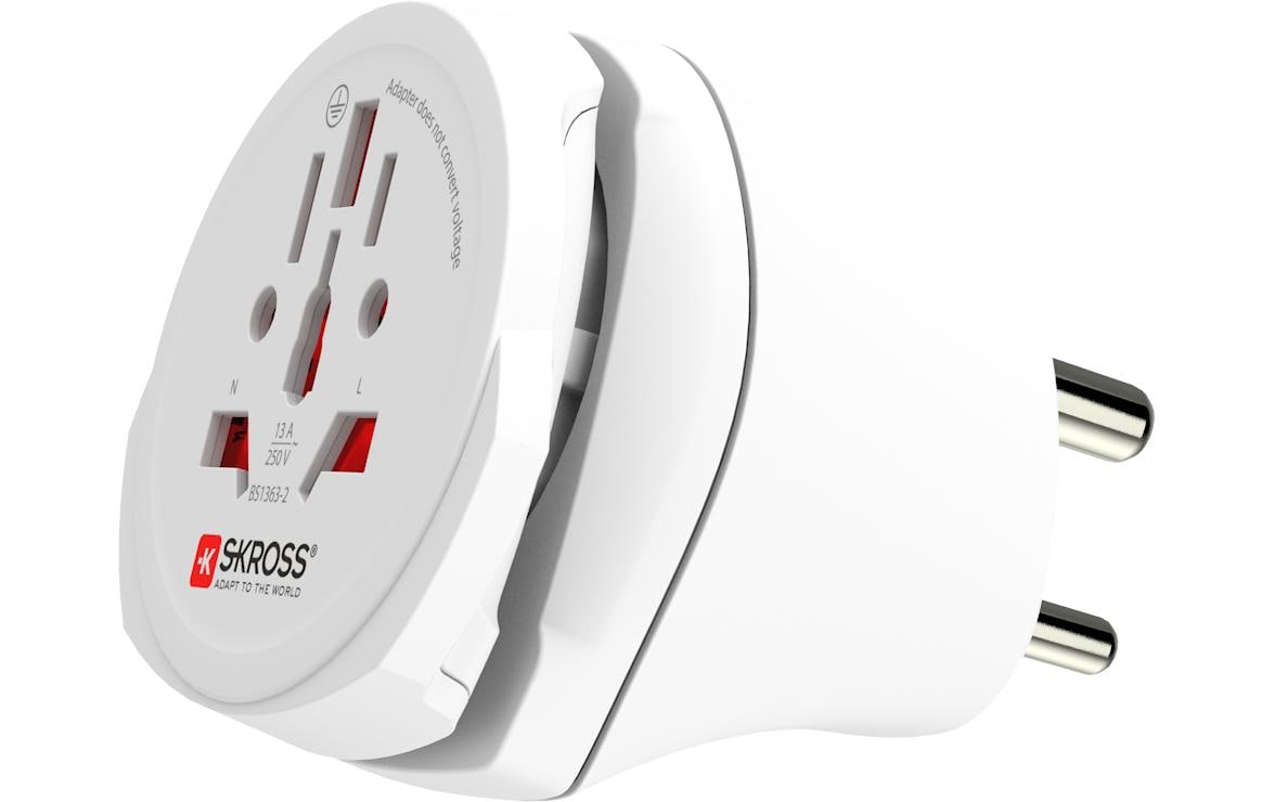 SKROSS Reiseadapter Combo World India