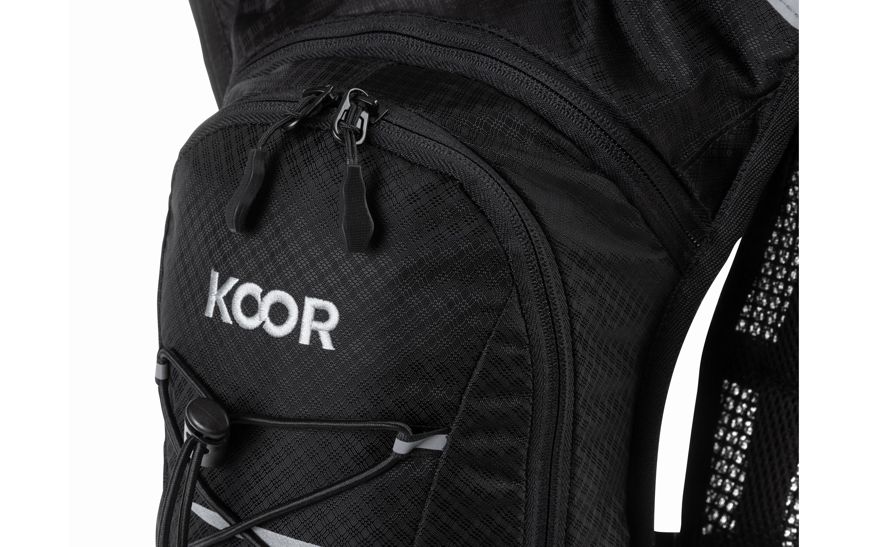 KOOR Rucksack Leenza 6 l, Schwarz