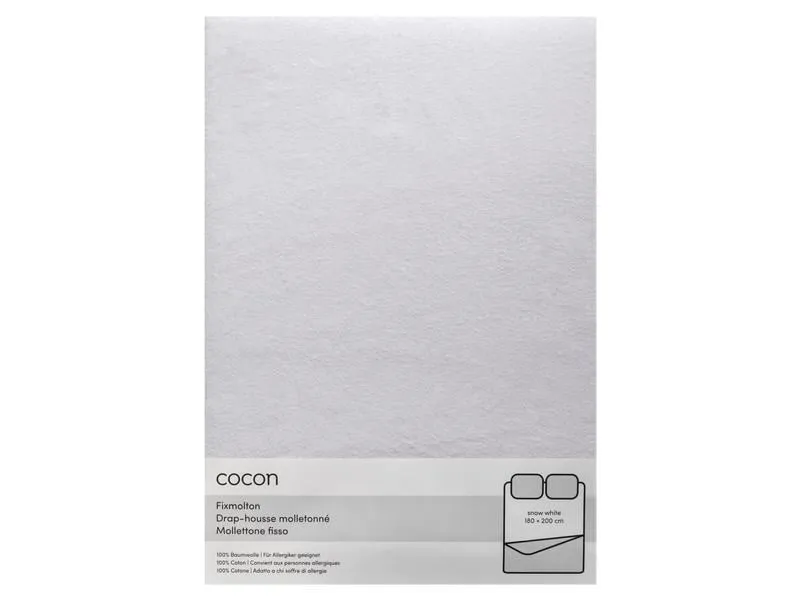 COCON Fixmolton 180 x 200 cm, Weiss COCON Fixmolton 180 x 200 cm, Weiss