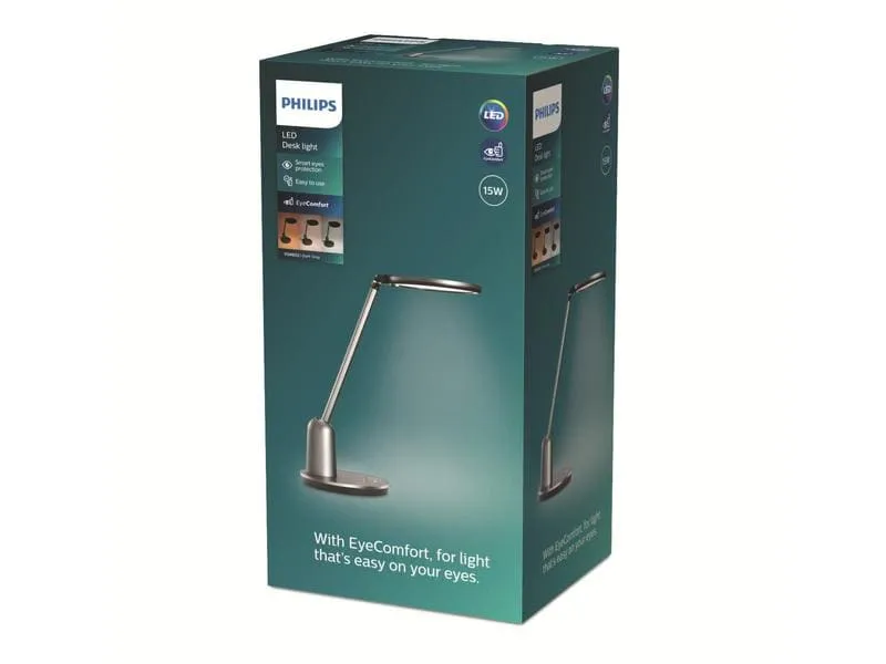 Philips Einstein Tischleuchte grau 630 lm TouchDimmer Philips Einstein Tischleuchte grau 630 lm TouchDimmer