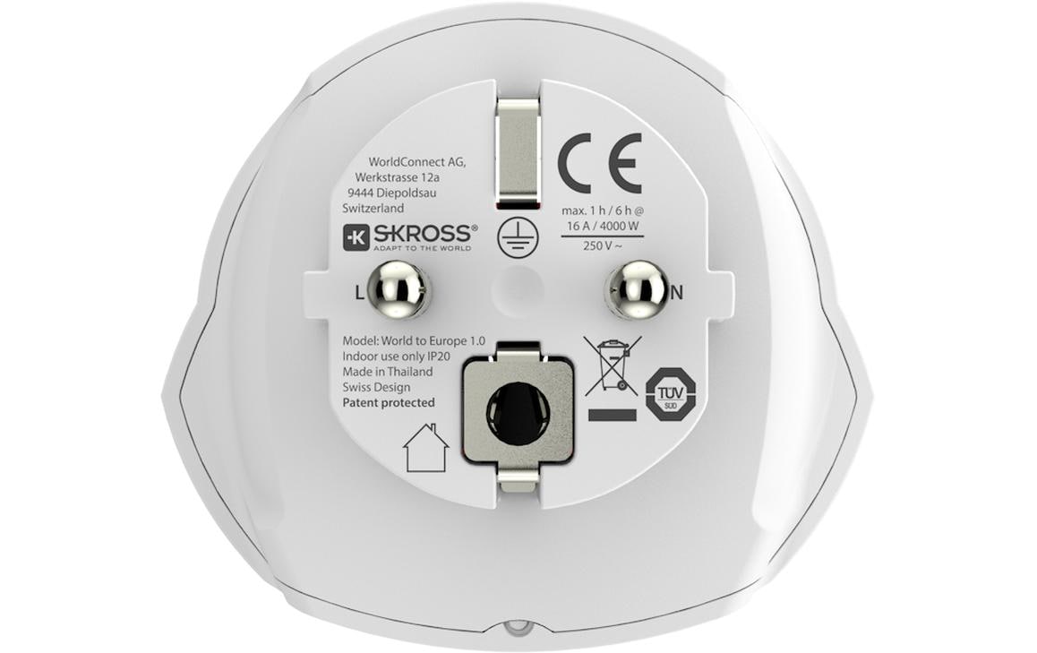 SKROSS Reiseadapter Combo World India