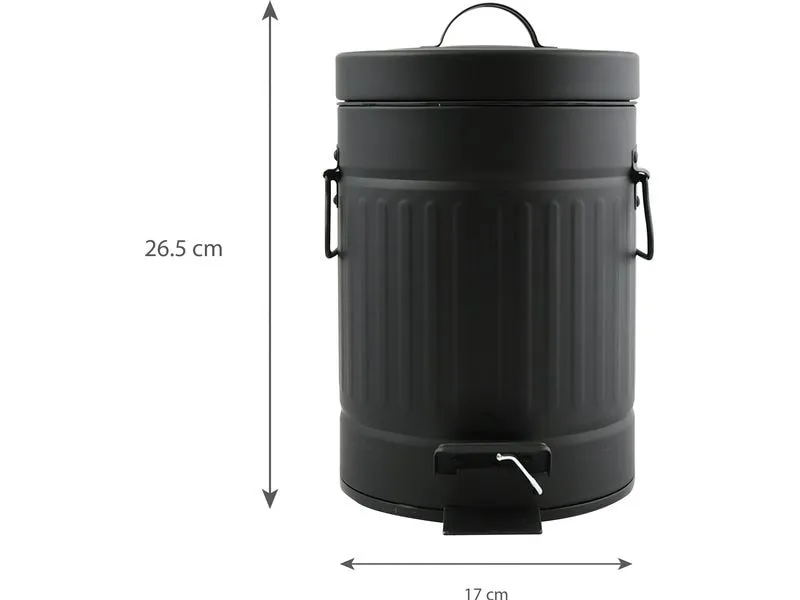 MSV Kosmetikeimer Habana 3 l, Schwarz