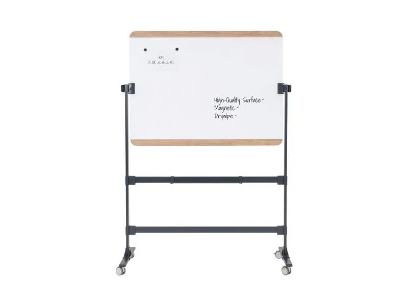 Bi-Office Magnethaftendes Whiteboard ACE Mobile 120 cm x 90 cm, Weiss Bi-Office Magnethaftendes Whiteboard ACE Mobile 120 cm x 90 cm, Weiss