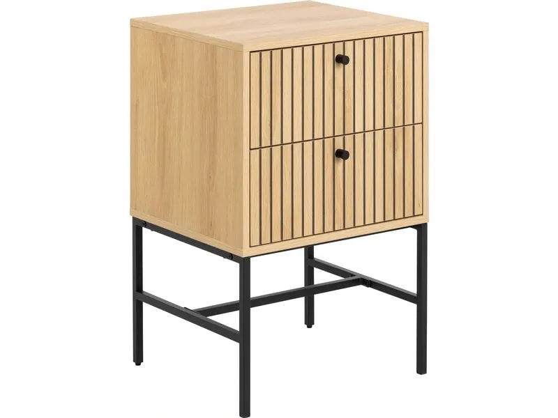 AC Design Nachttisch Albany 45.6 x 70 cm, Braun AC Design Nachttisch Albany 45.6 x 70 cm, Braun