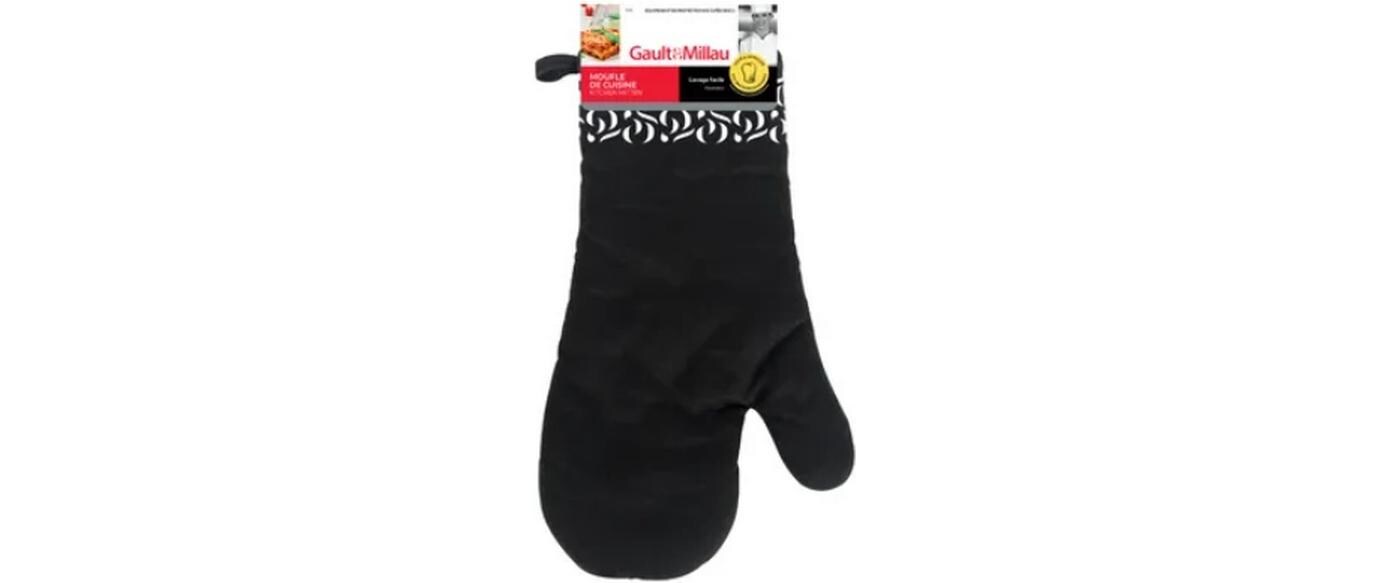Gault Millau Ofenhandschuh 2 Stück, Schwarz
