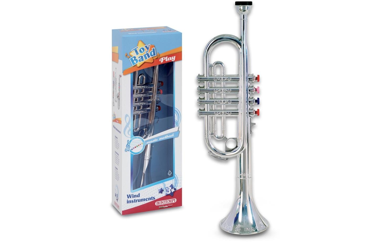 Bontempi Musikinstrument Trompete mit 4 Tasten
