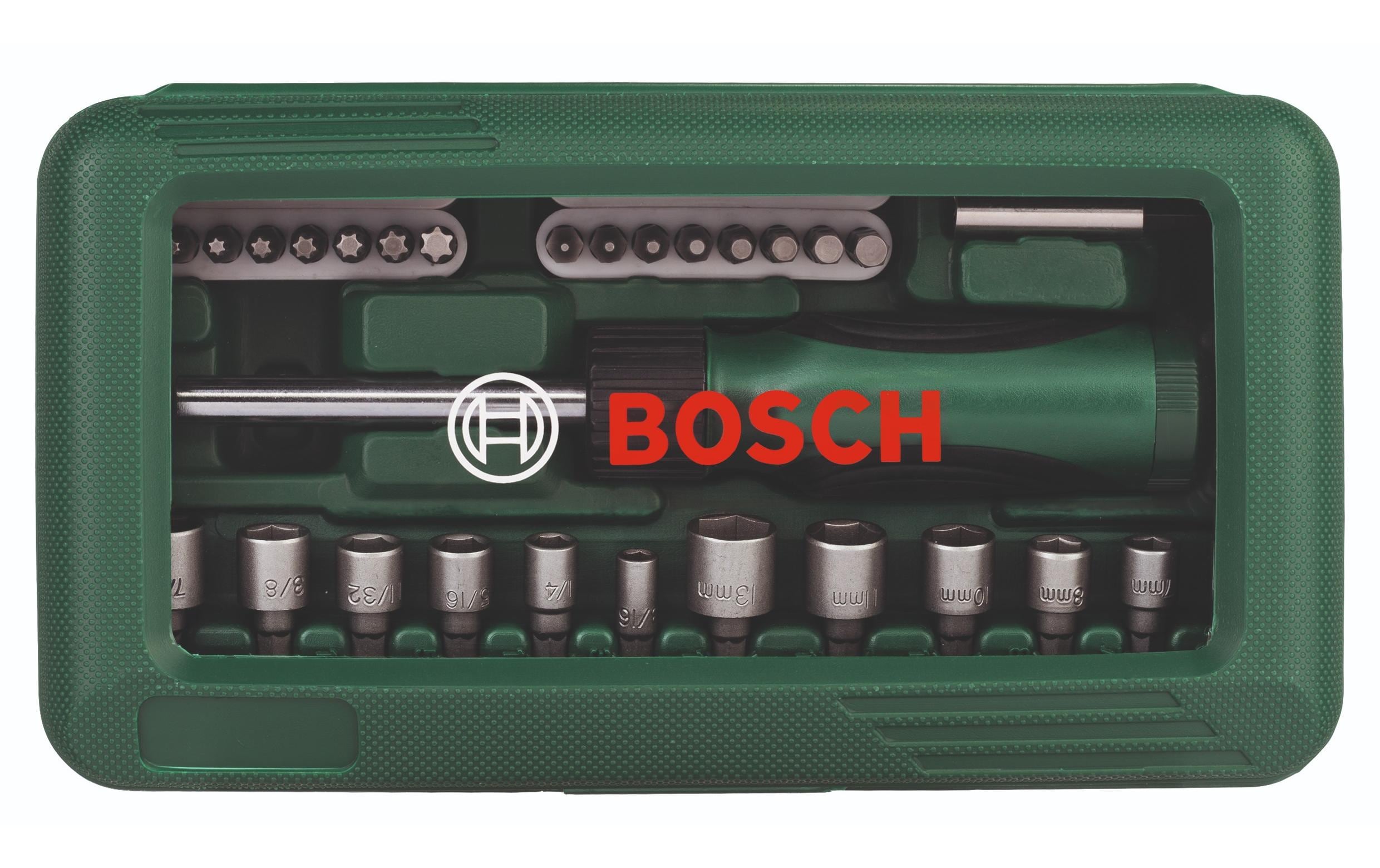 Bosch Bit-Set mit Schraubendreher, 46-teilig Bosch Bit-Set mit Schraubendreher, 46-teilig