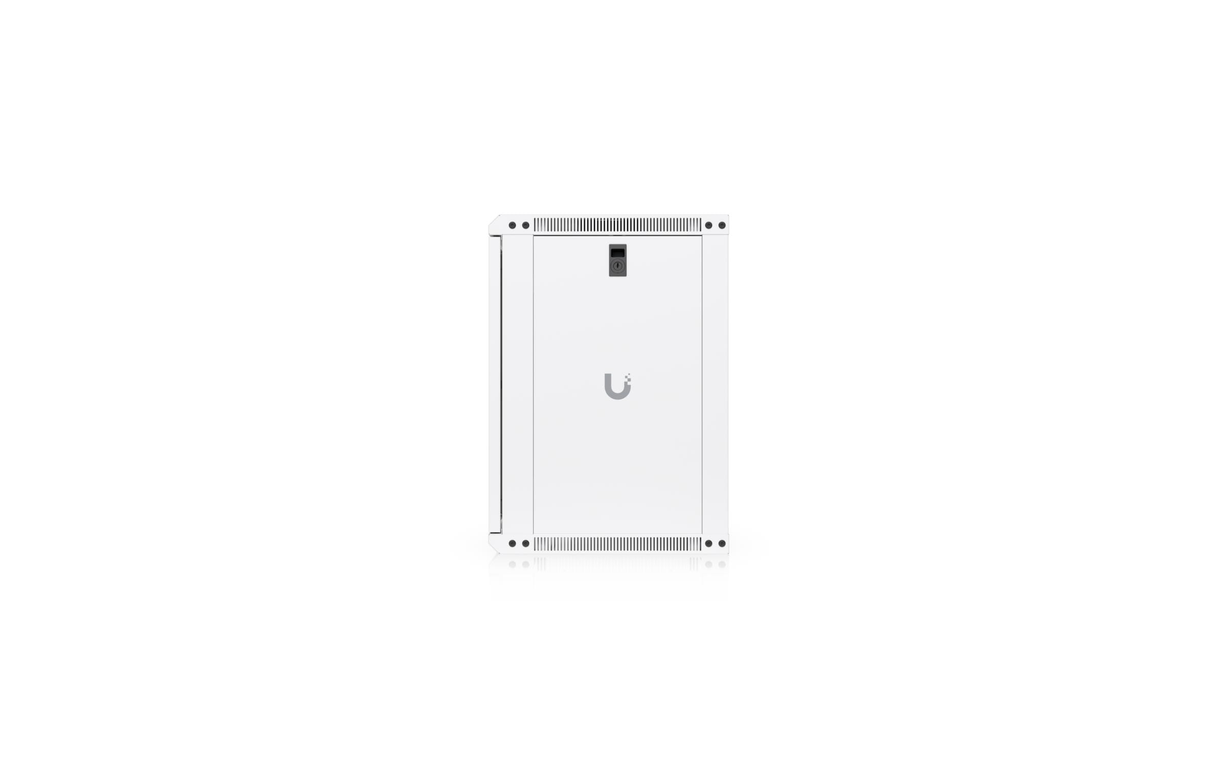 Ubiquiti Wandschrank 12U Rack 19 / 12HE / Weiss, Glastür