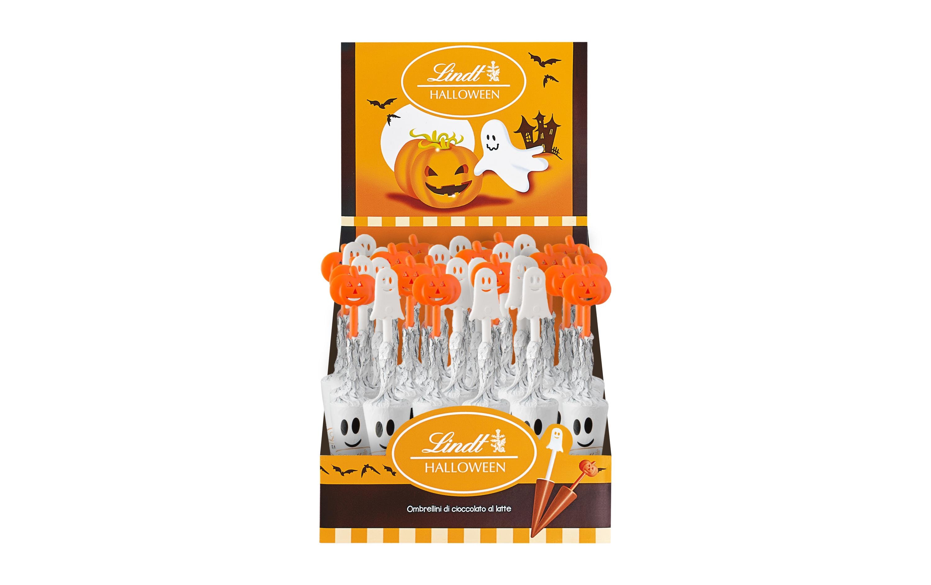 Lindt Schirm Milch Halloween Thekensteller 42 x 13.5 g