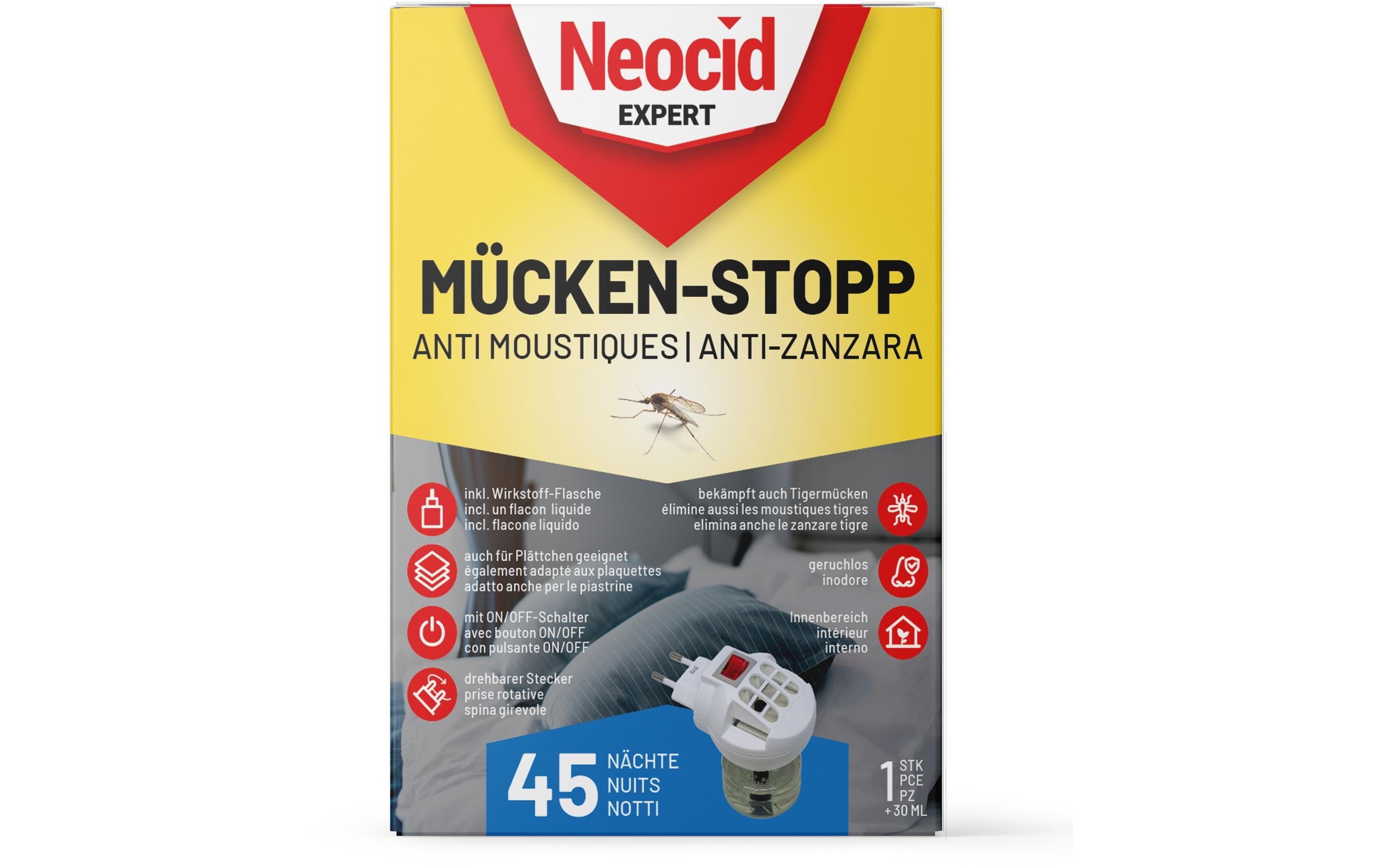 Neocid Expert Mückenstecker Mücken-Stopp Set , 1 Stück