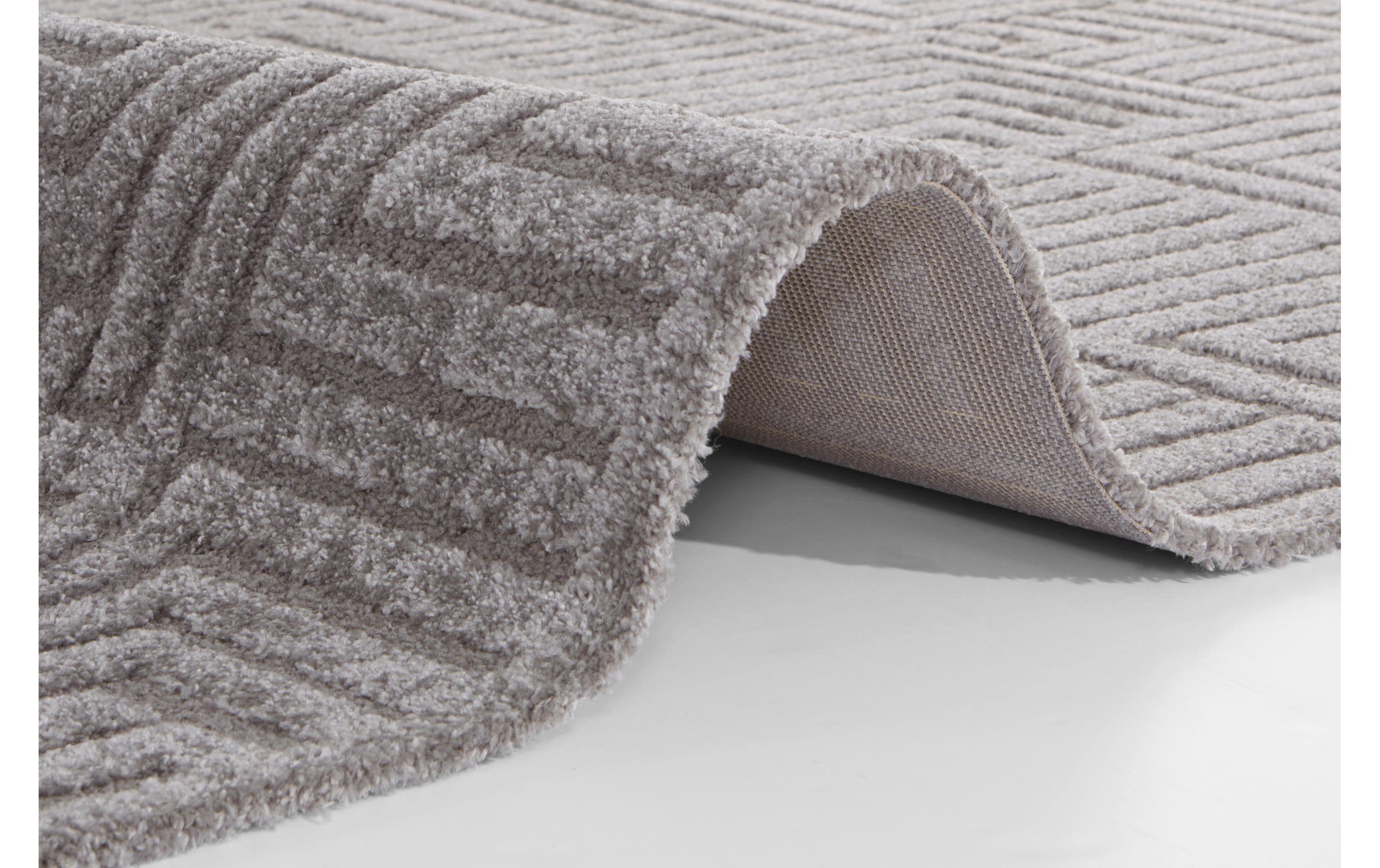 Elle Decoration Teppich Manipu 120 cm x 170 cm, Grey