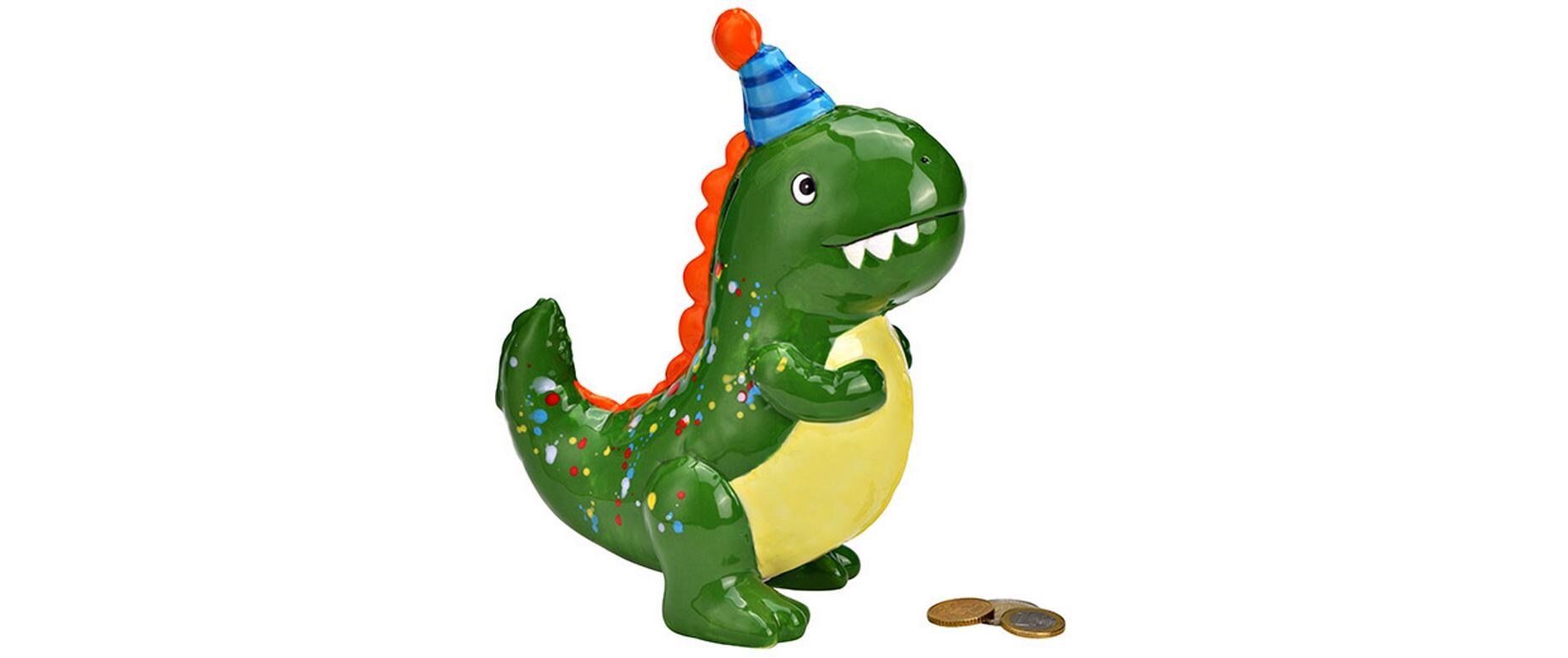 G. Wurm Spardose Dino 18 x 22 x 10 cm