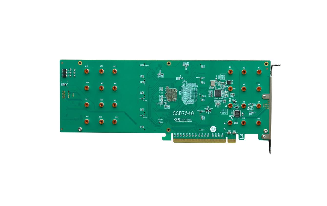 Highpoint Host Bus Adapter Rocket 1508 PCI-Ex16v4 - 8x M.2 NVMe Highpoint Host Bus Adapter Rocket 1508 PCI-Ex16v4 - 8x M.2 NVMe