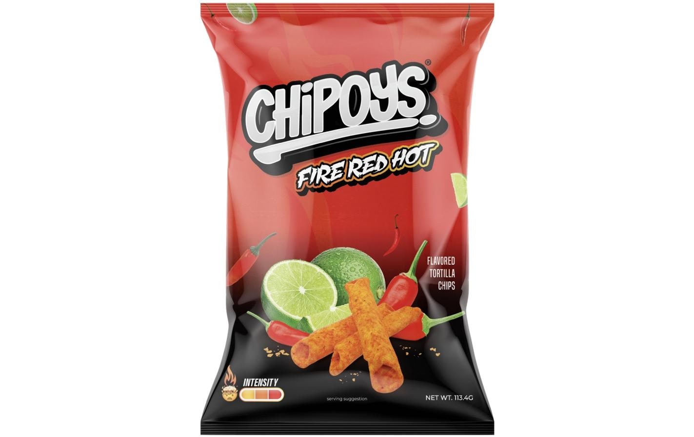 Chipoys Chips Fire Red Hot 113 g