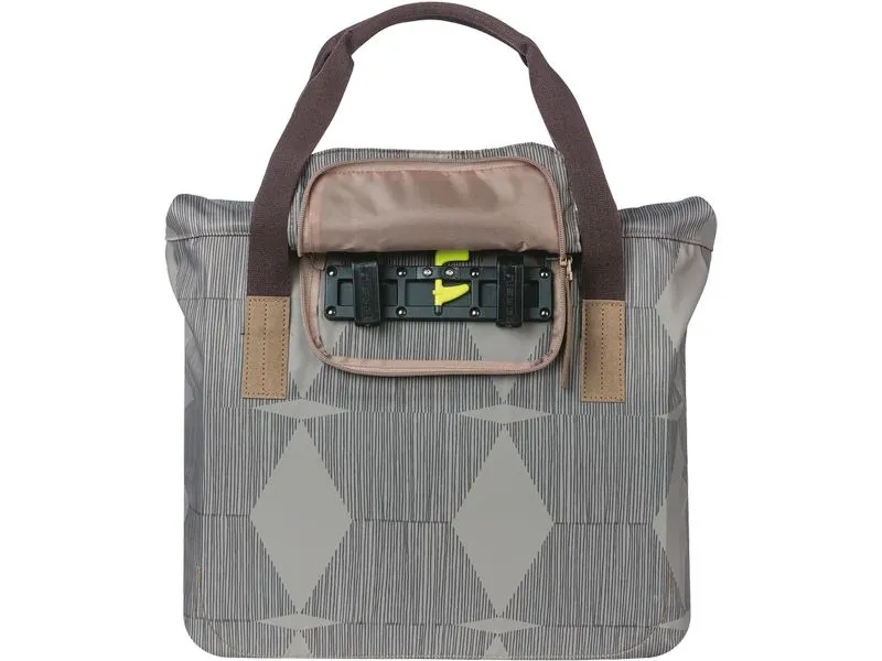 BASIL Gepäckträgertasche Elegance, 20-26 l, beige/grau BASIL Gepäckträgertasche Elegance, 20-26 l, beige/grau