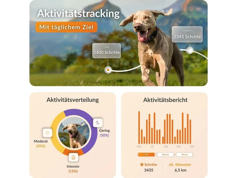 Weenect GPS-Tracker für Hunde XT ohne Halsband