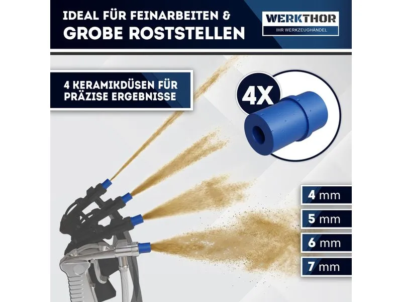 Werkthor Werkthor Sandstrahlkabine 90 Liter Werkthor Werkthor Sandstrahlkabine 90 Liter