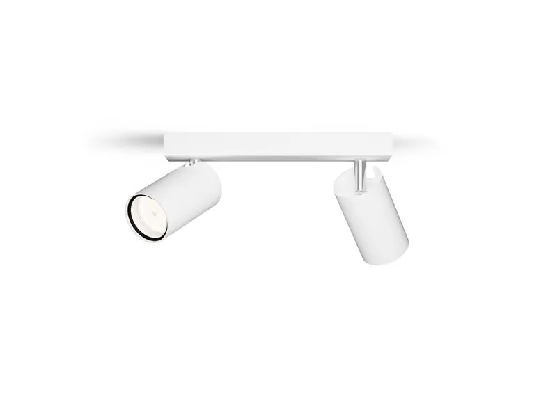 Philips Aufbauspot Idris GU10, IP44 Weiss, ohne Leuchtmittel