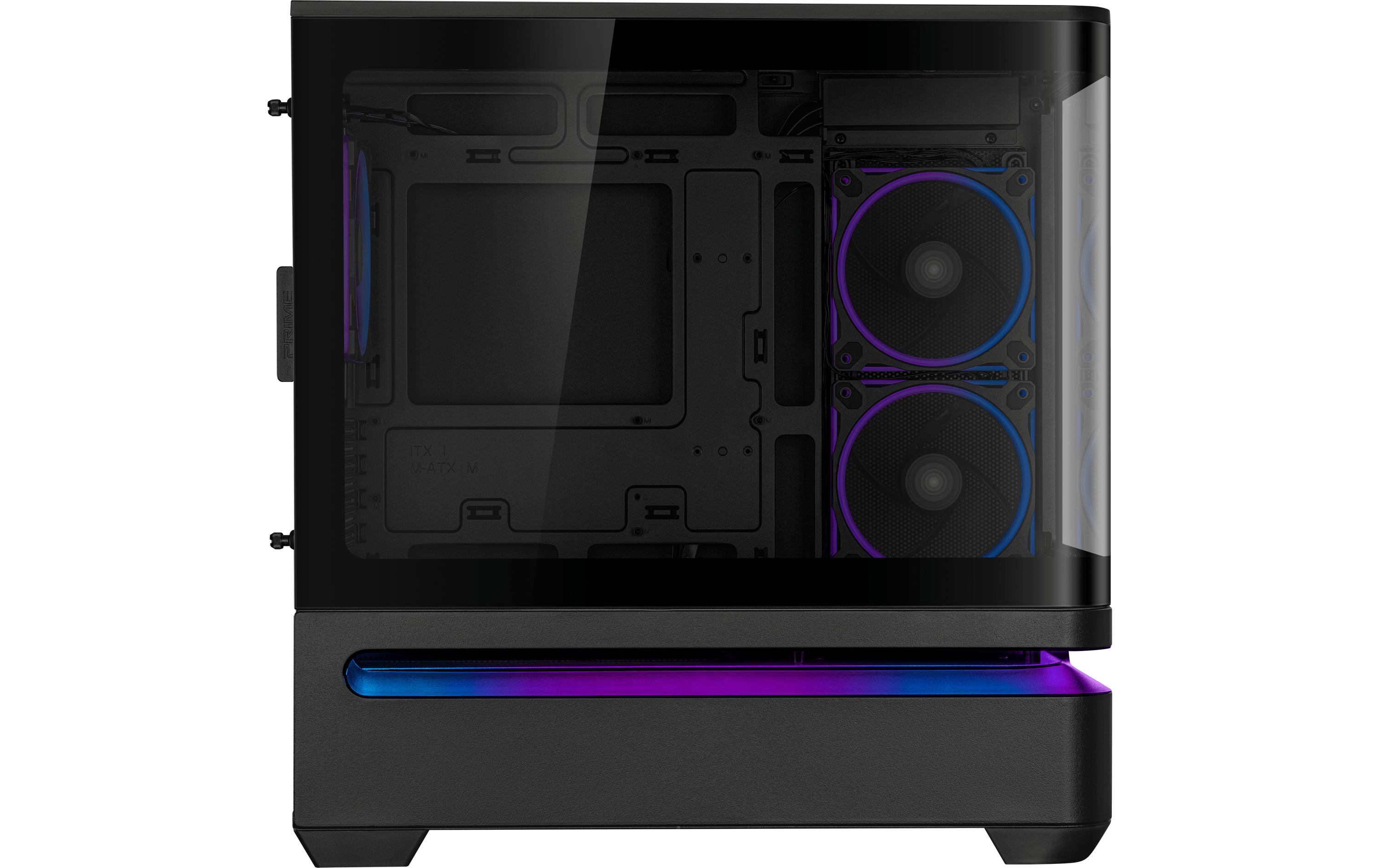 ASUS PC-Gehäuse Prime AP202 TG ARGB Schwarz ASUS PC-Gehäuse Prime AP202 TG ARGB Schwarz