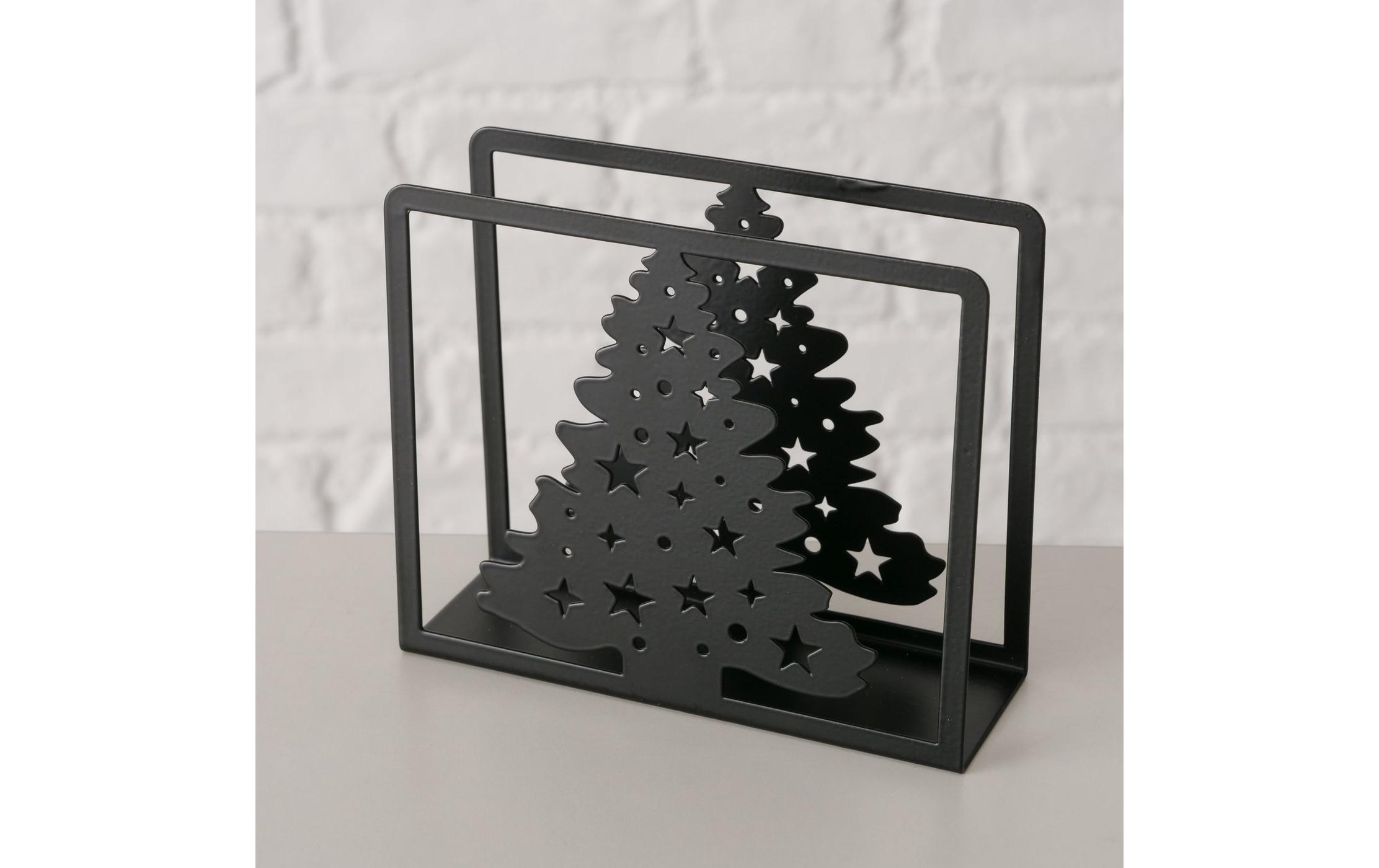 Boltze Serviettenhalter Tiam Metall, 12 x 10.2 cm