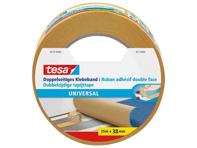 tesa Doppelseitiges Klebeband Universal, 25 m x 38 mm tesa Doppelseitiges Klebeband Universal, 25 m x 38 mm