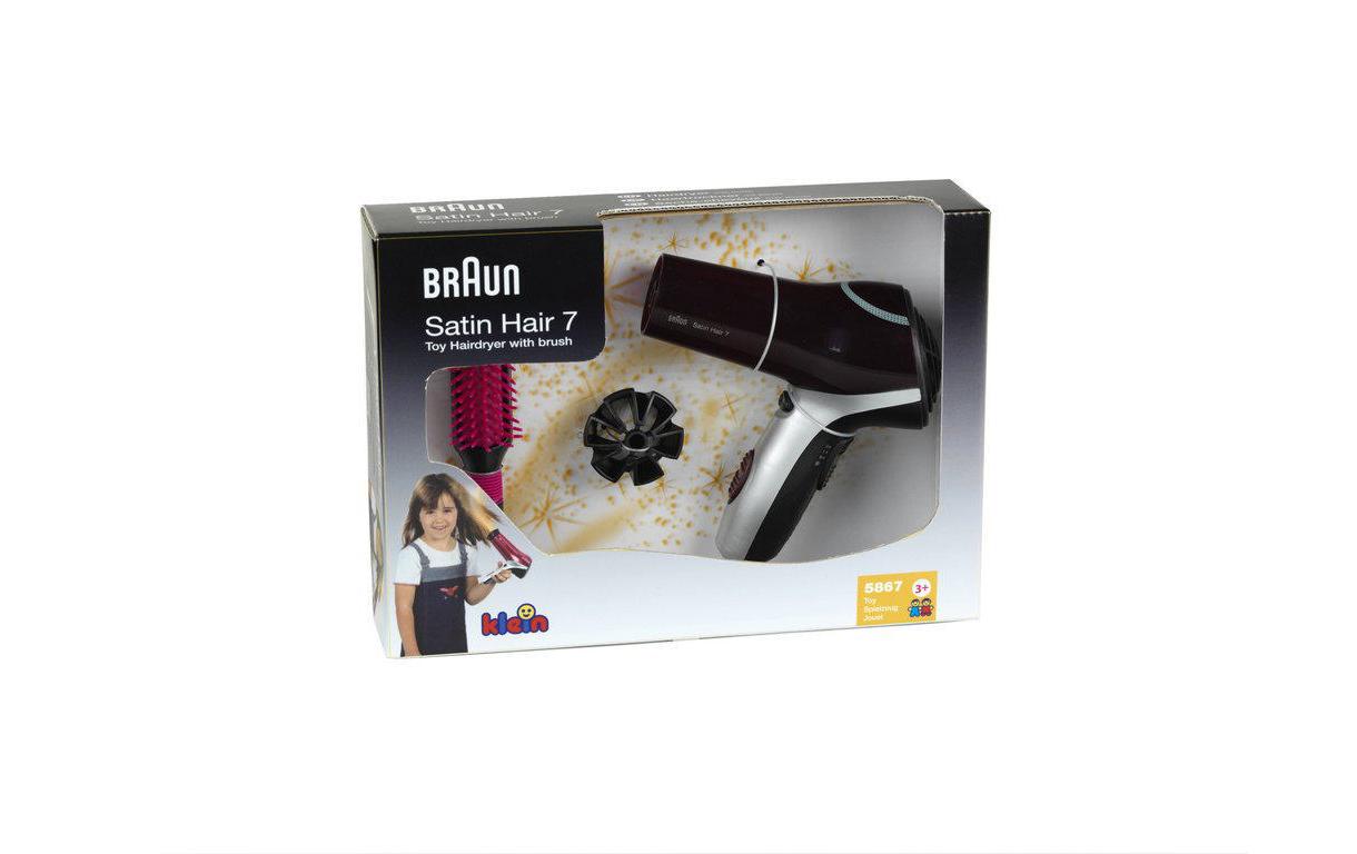 Klein-Toys Frisierset BRAUN Haartrockner und Bürste Klein-Toys Frisierset BRAUN Haartrockner und Bürste