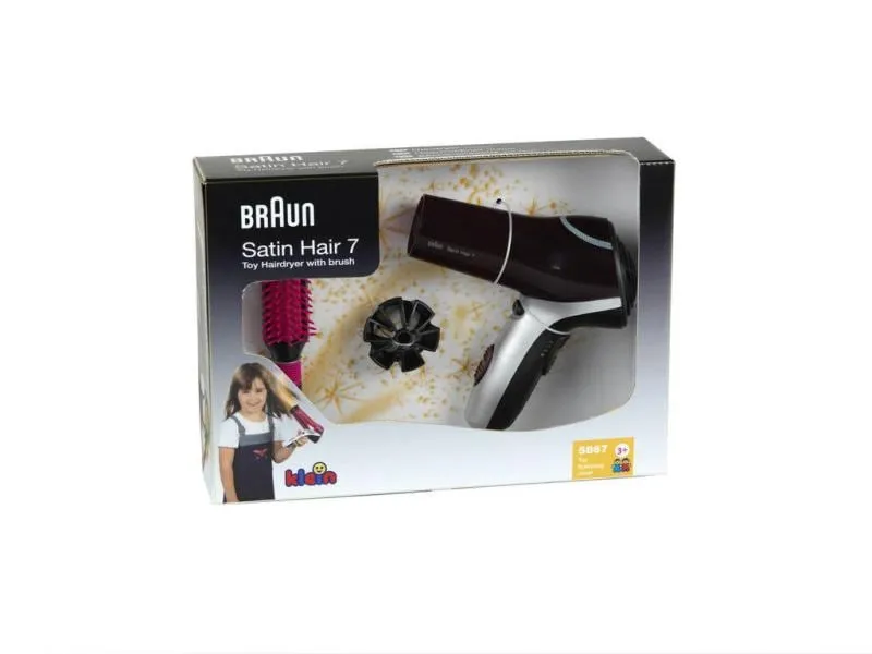 Klein-Toys Frisierset BRAUN Haartrockner und Bürste