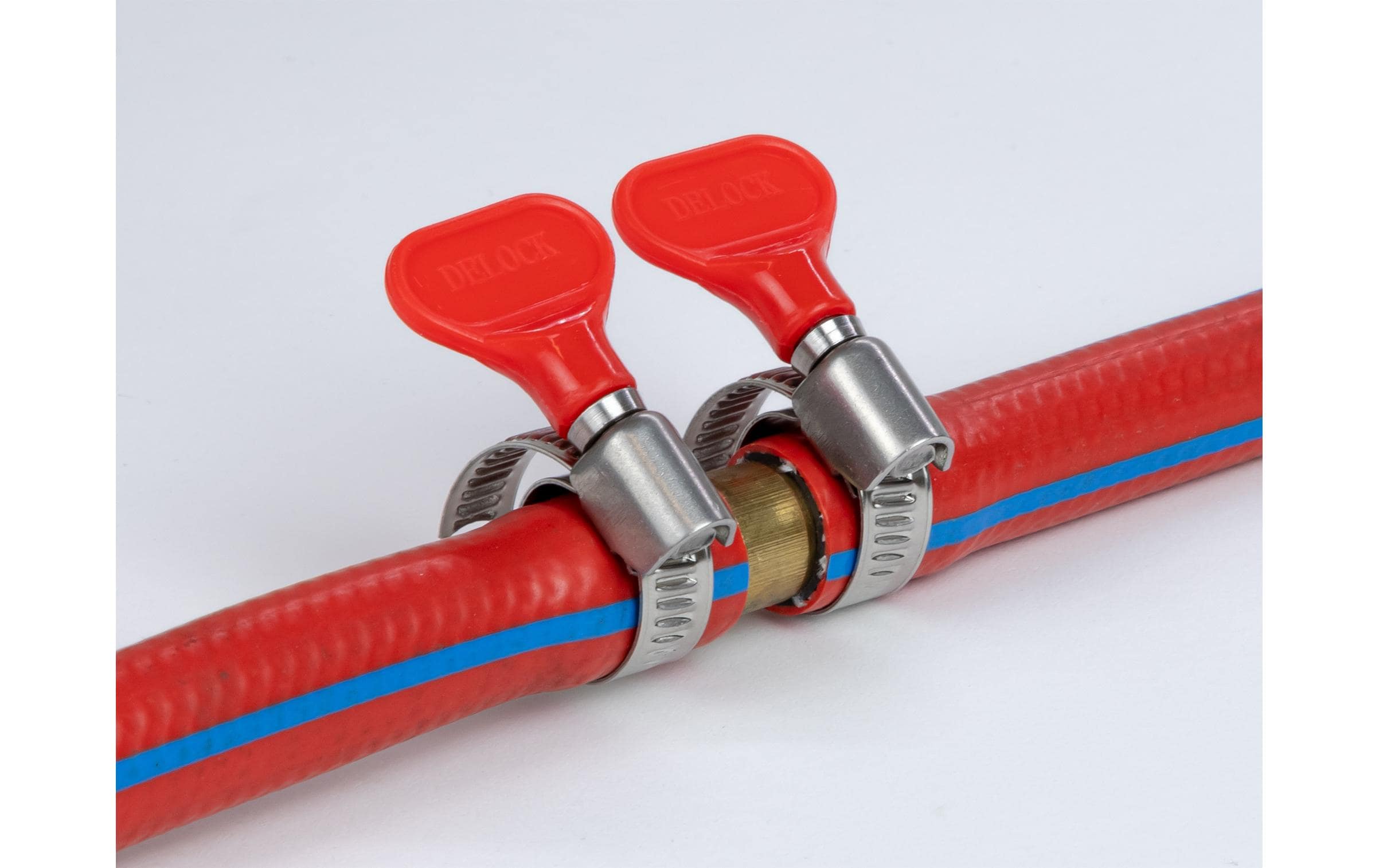 Delock Schlauchschellen-Set 16-25 mm, Rot 10 Stück Delock Schlauchschellen-Set 16-25 mm, Rot 10 Stück