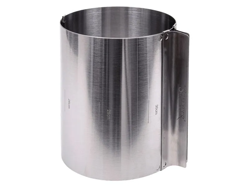 Städter Tortenring 15 bis 30 cm verstellbar, Silber Städter Tortenring 15 bis 30 cm verstellbar, Silber