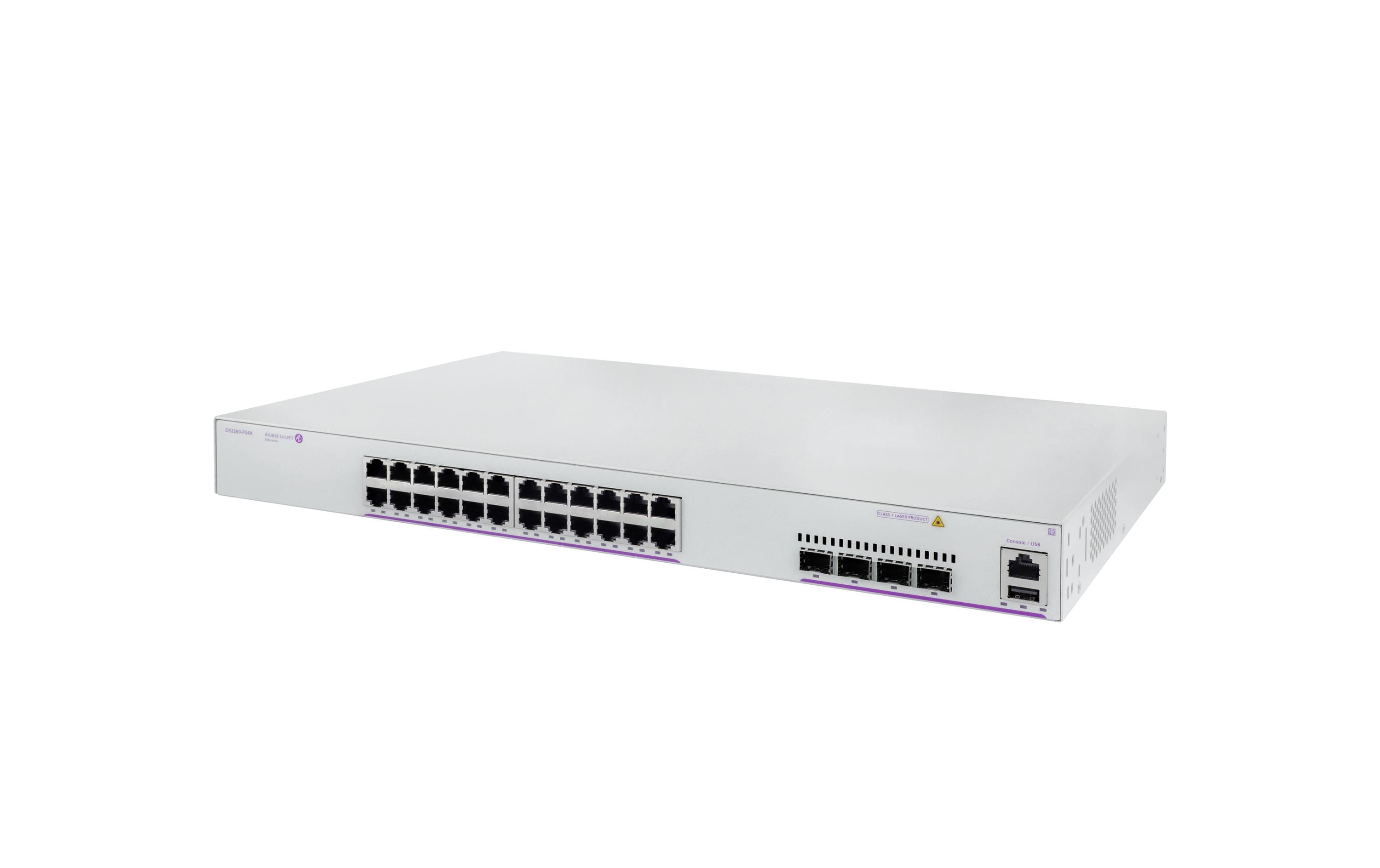 Alcatel-Lucent PoE+ Switch OmniSwitch OS2360-P24X 28 Port