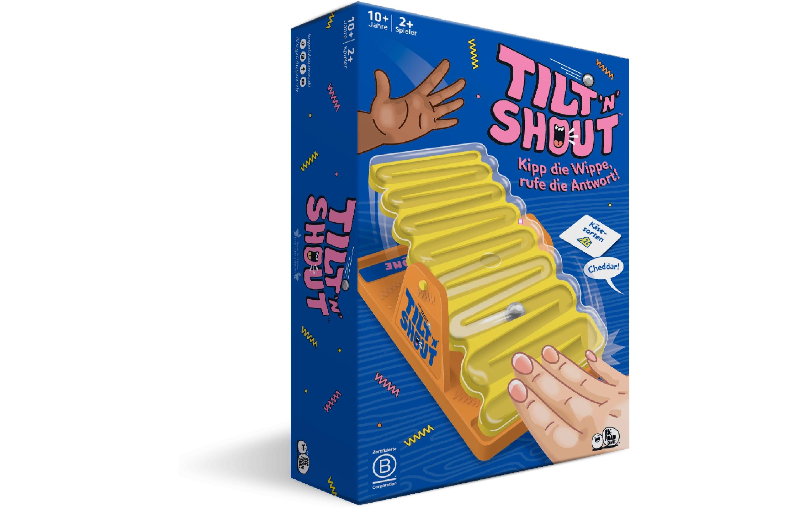 Big Potato Games Partyspiel Tilt'n'Shout - DE -