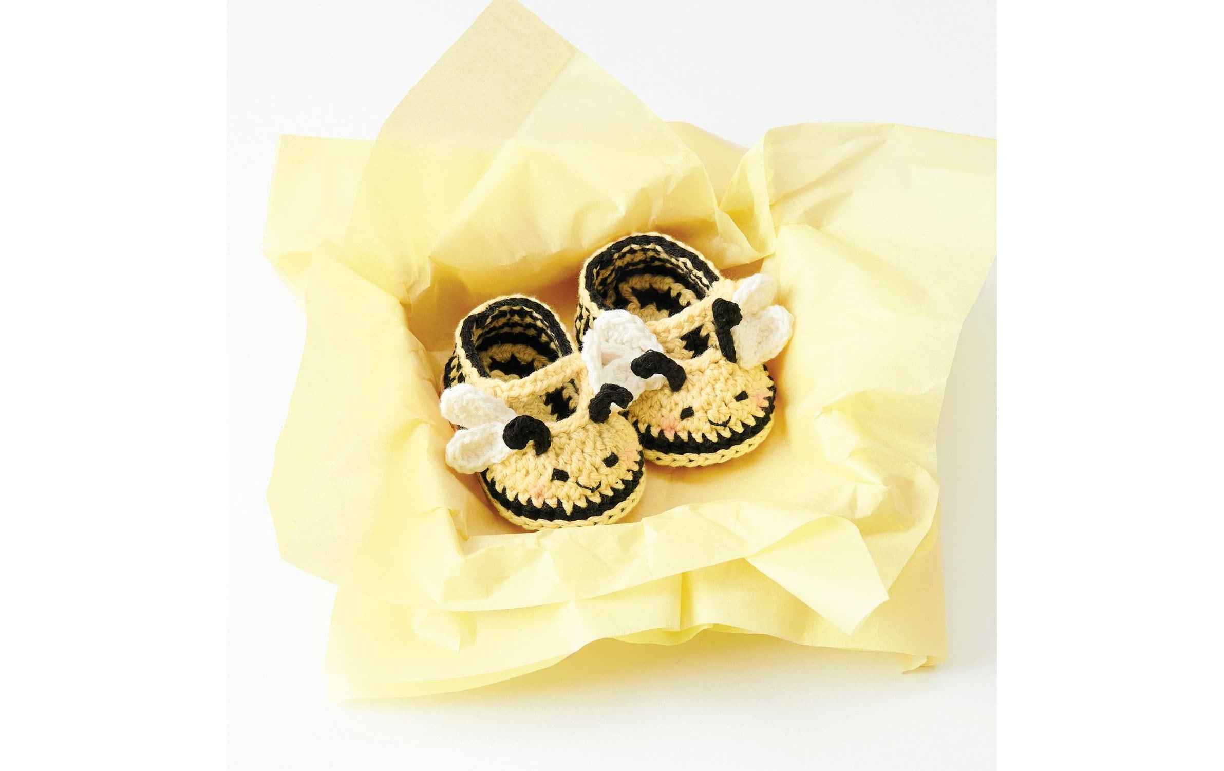 Rico Design Häkelset Ricorumi Babyschuhe, Biene