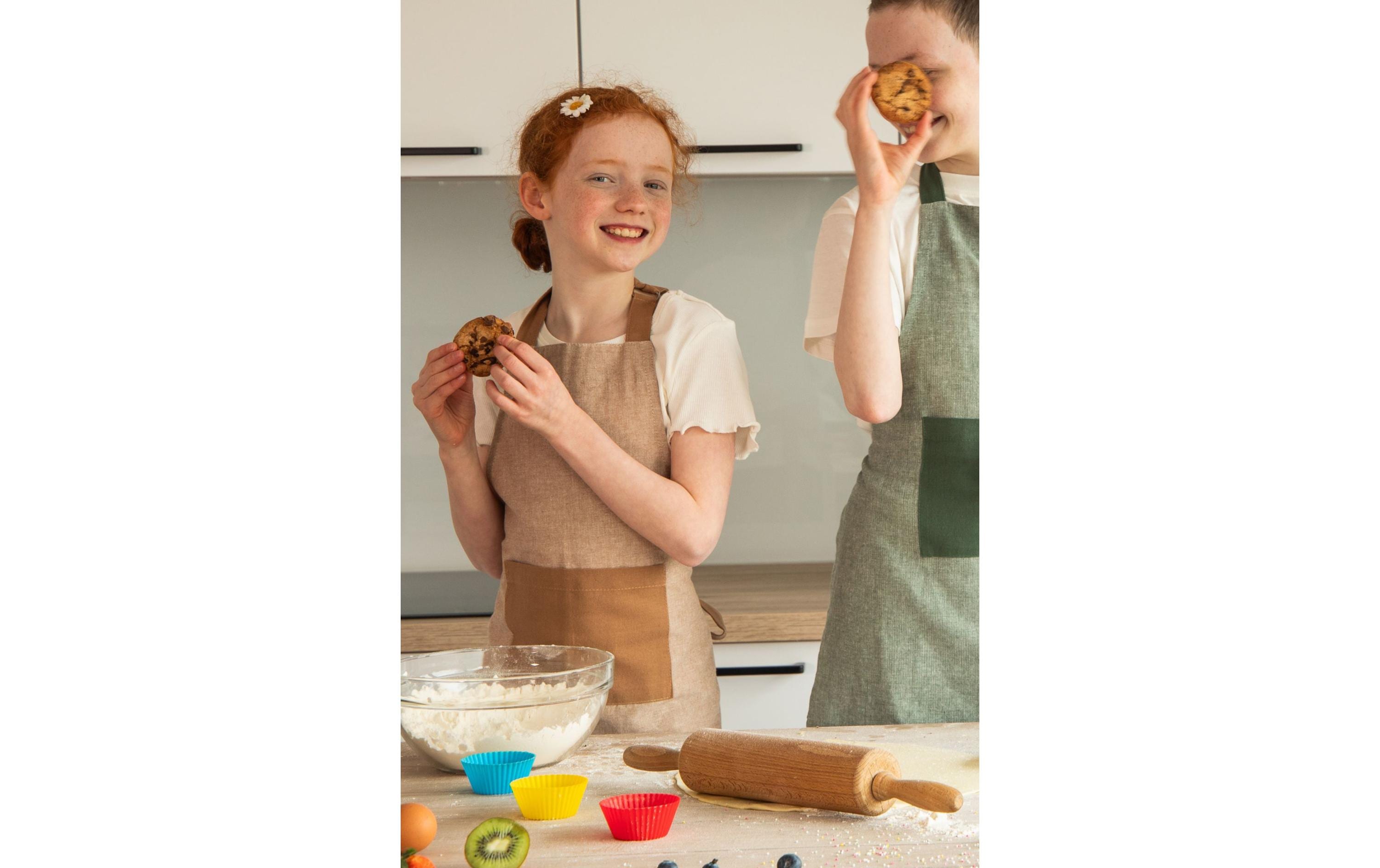 Tiseco Kochschürze 52 x 63 cm, Camel