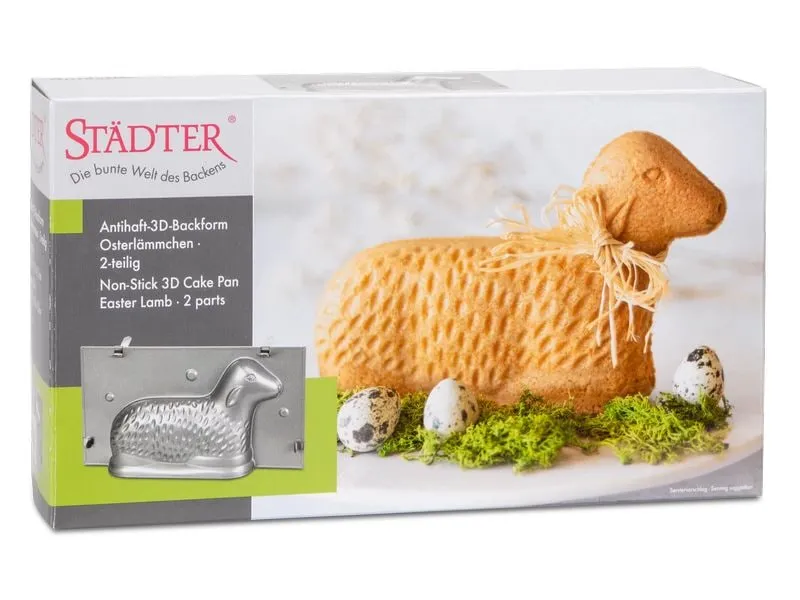Städter Backförmchen 3D Osterlamm 27.5 x 15 x 7 cm Städter Backförmchen 3D Osterlamm 27.5 x 15 x 7 cm