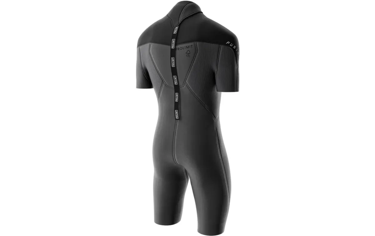 Prolimit Neoprenanzug Fusion Shorty V-Zip 2/2 52, Schwarz Prolimit Neoprenanzug Fusion Shorty V-Zip 2/2 52, Schwarz