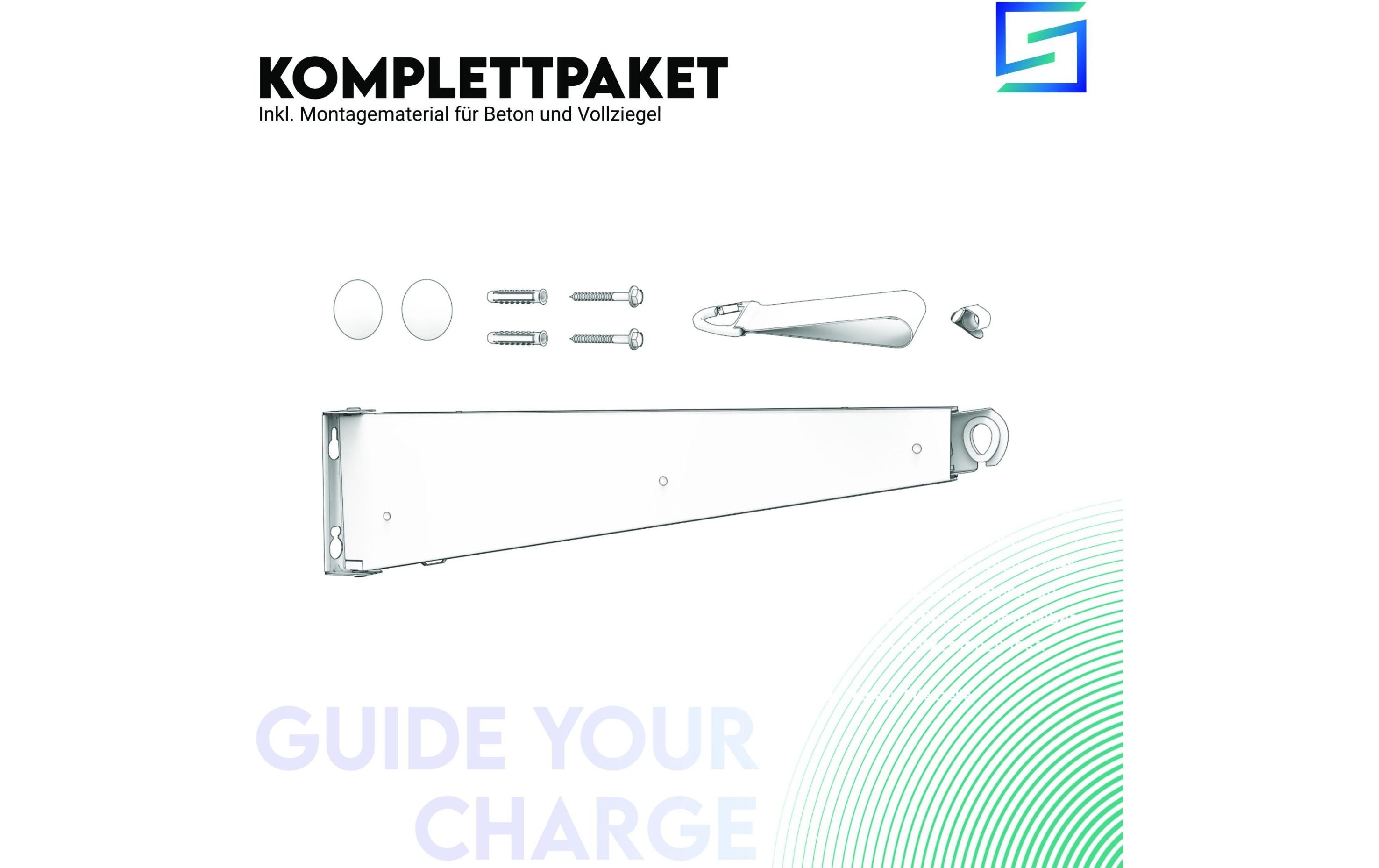 EV Buddy Kabelhalter Cable-Sherpa, Schwarz