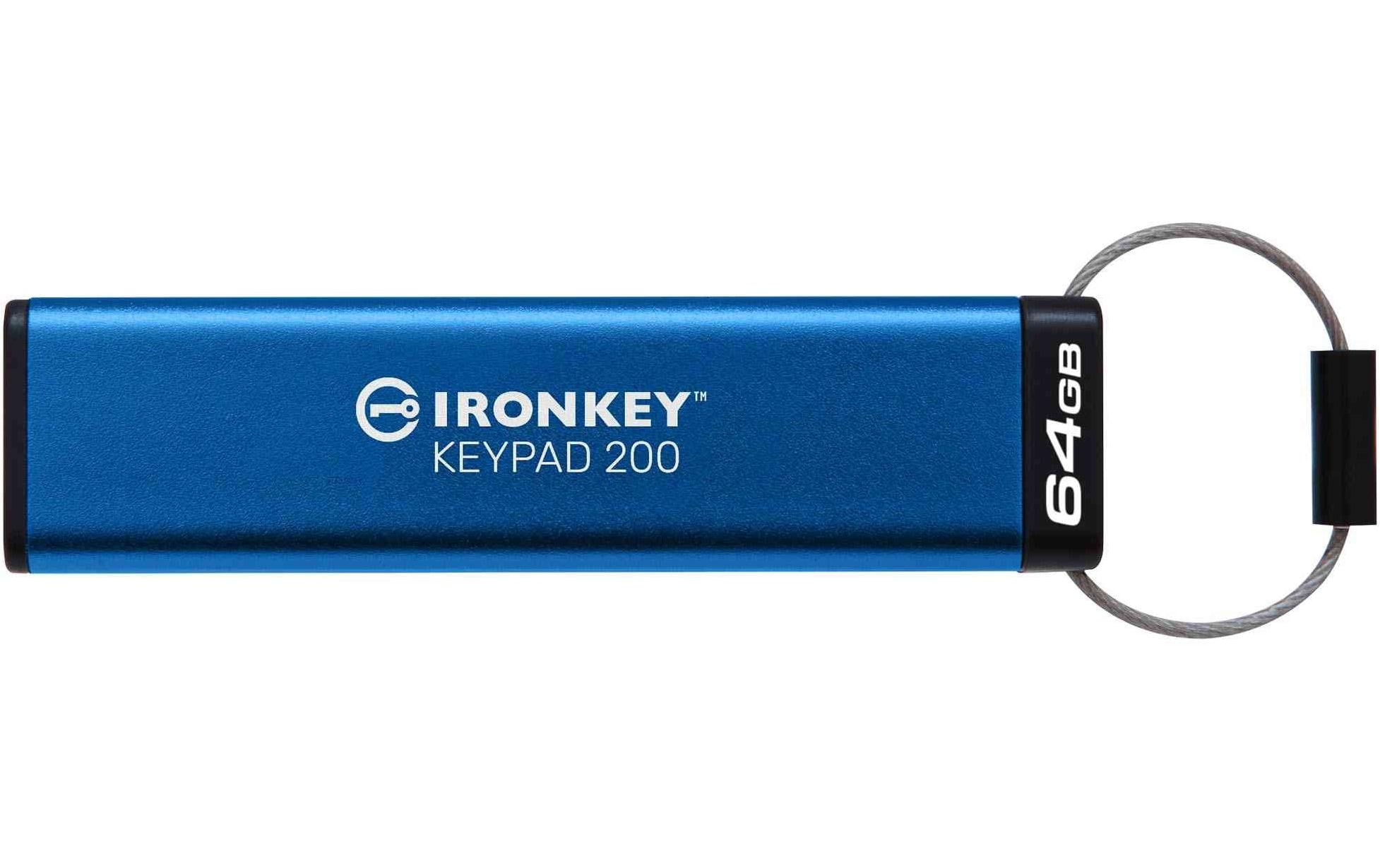 Kingston USB-Stick IronKey Keypad 200 64 GB