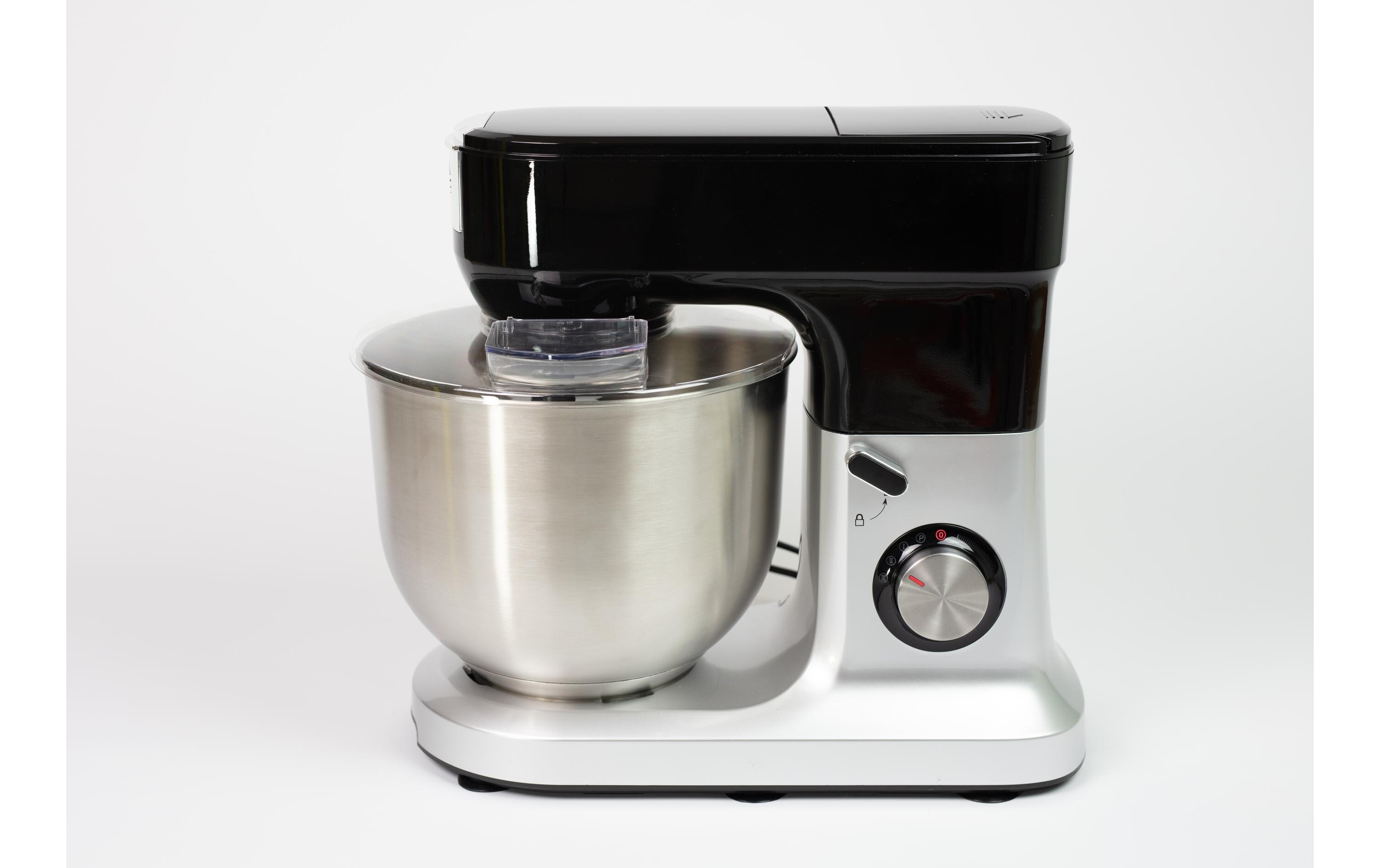 OHMEX Küchenmaschine OHM-SMX-6208 Schwarz/Silber