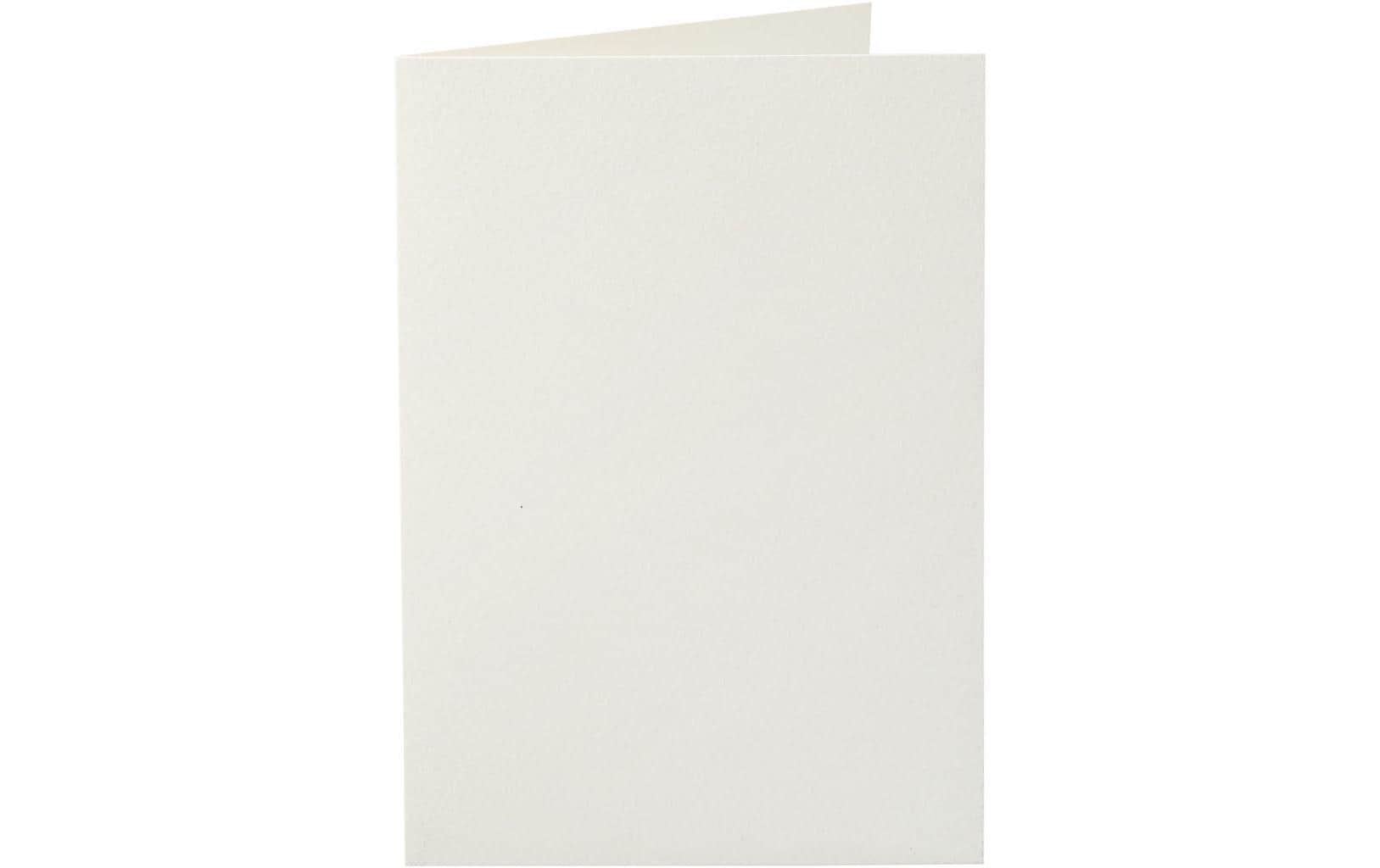 Creativ Company Blankokarte 10.5 x 15 cm ohne Couvert, Crème