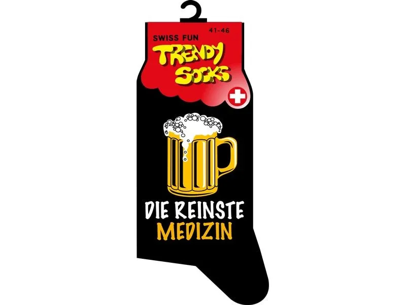 Trendcompany Socken Bier Medizin 41-46 Trendcompany Socken Bier Medizin 41-46