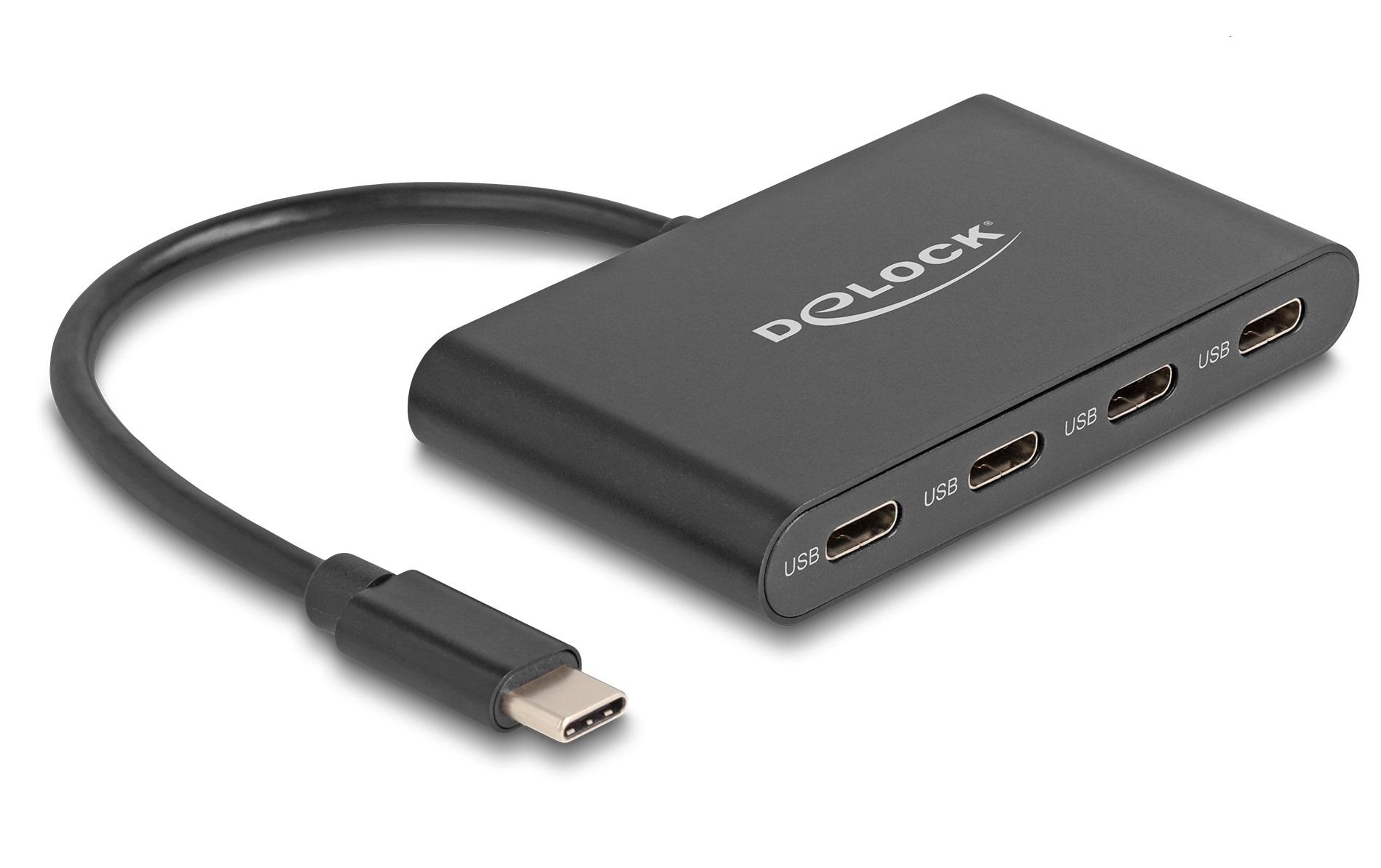 Delock USB-Hub 4 x USB 3.1 Typ-C Delock USB-Hub 4 x USB 3.1 Typ-C