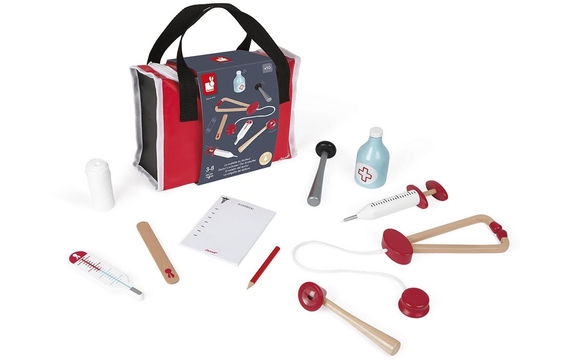 Janod Arzt Doktortasche 10-teilig Janod Arzt Doktortasche 10-teilig