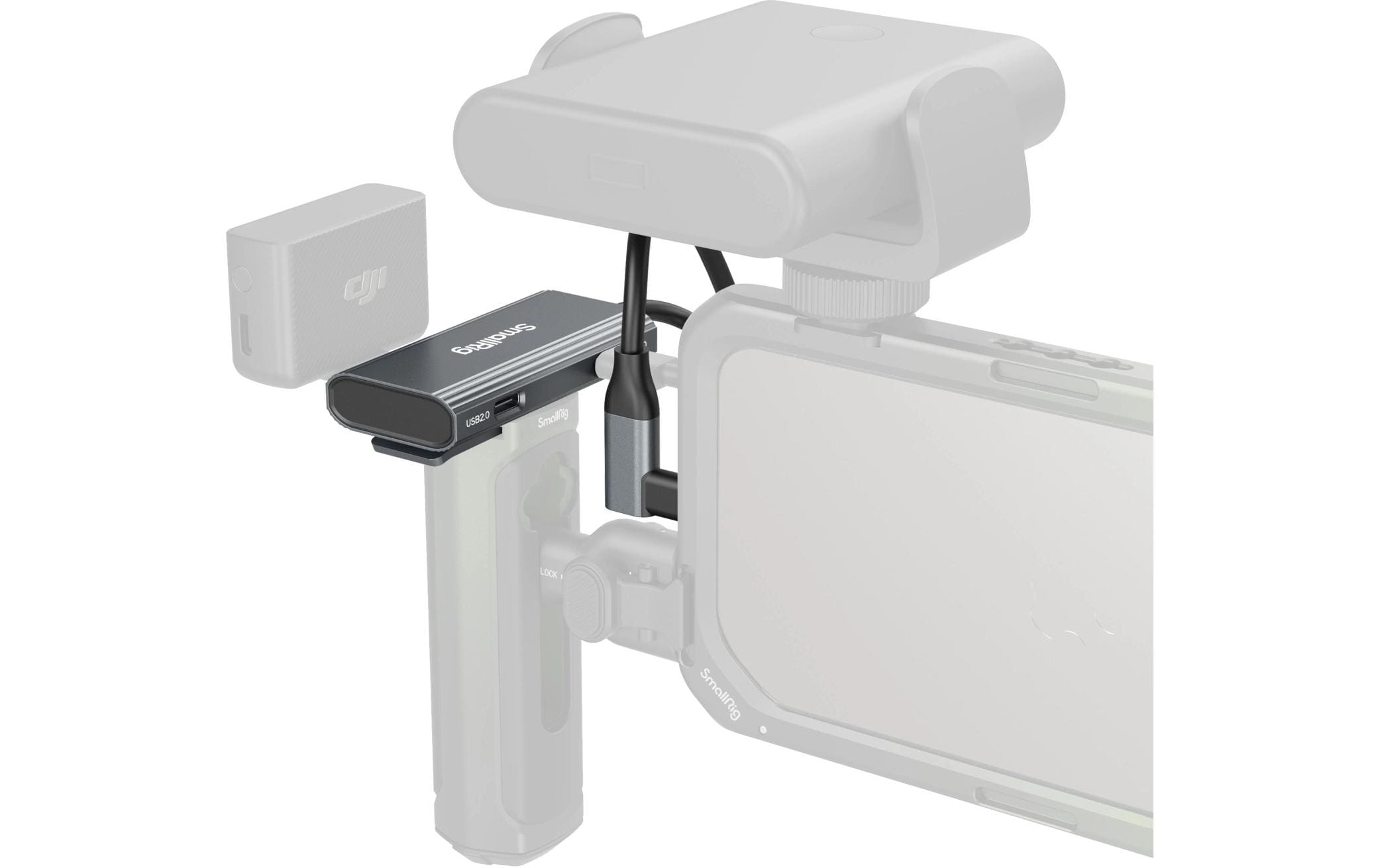 Smallrig USB-C Hub 4-in-1 PD/USB-C 3.1/USB-C 2.0 mit Audioadapter